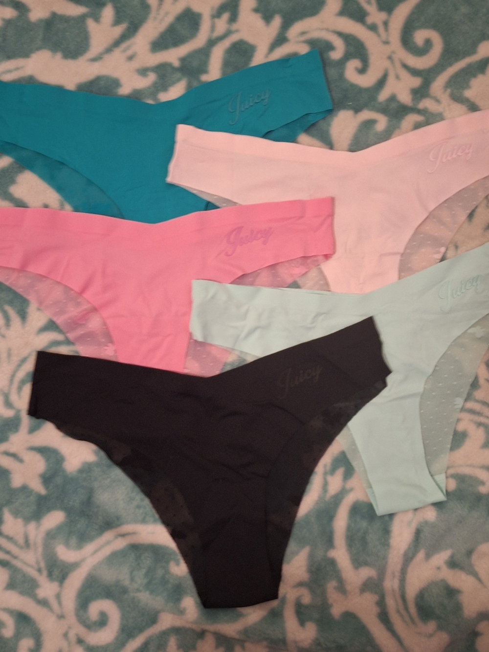 Juicy Couture Seamless Bikini Bottoms - Pack of Mixed Colors
